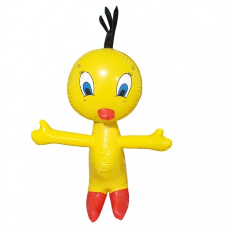 عروسک بادی طرح جوجه زرد